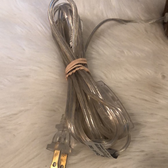 Bunny on Wood Stump Lamp including Stained Glass Bulb - Picture 7 of 7